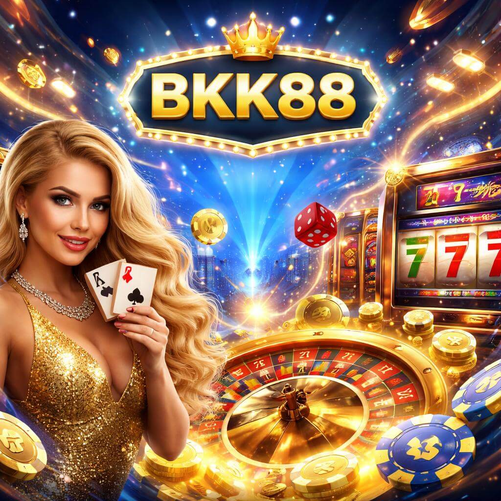 BKK88 casino lobby with dynamic slot titles card games and live dealer experiences